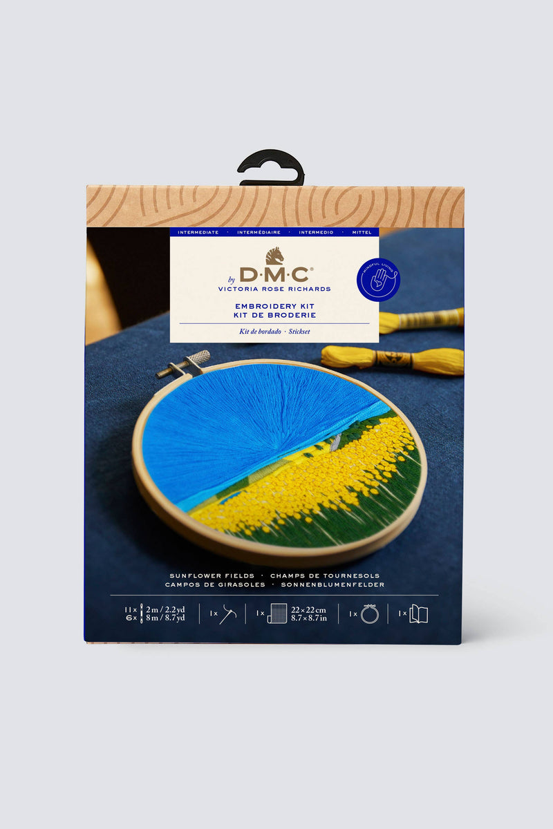 DMC Designer Embroidery Kit - Sunflowers