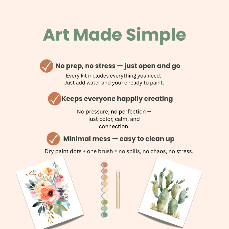 All-In-One Beginner Watercolour Kit - Butterflies