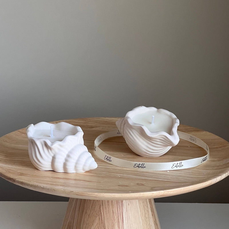 Shell Jar Soy Wax Candle by Estelle Studio