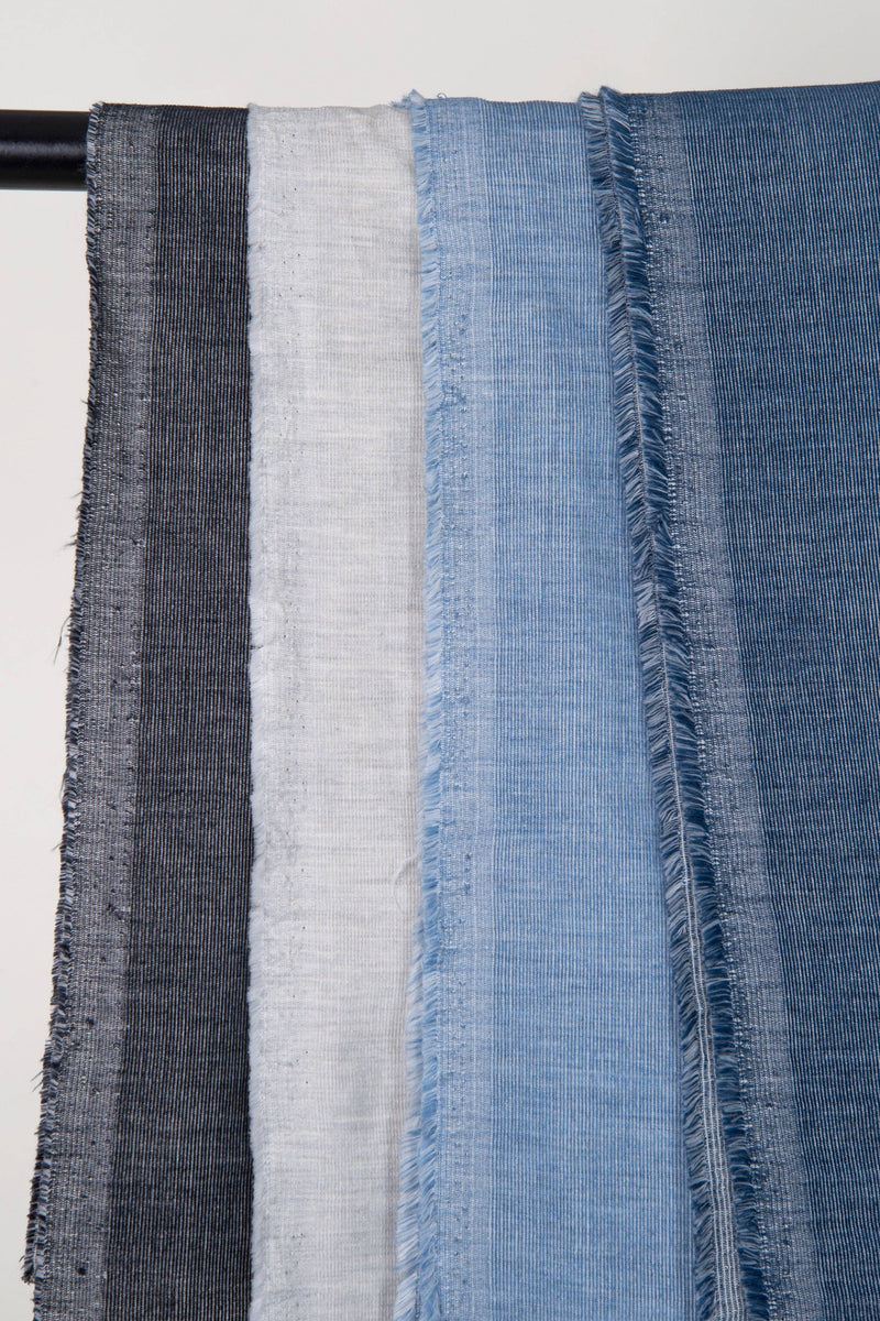 Stone Ivory Woven Velvet