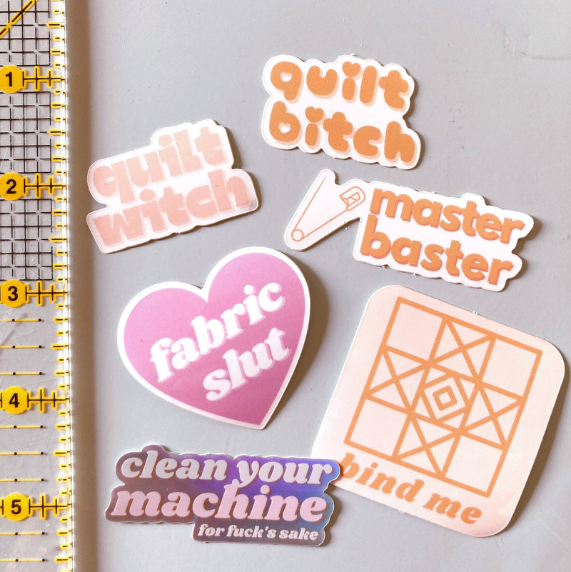 Fabric Slut Vinyl Sewing Sticker