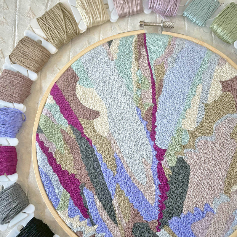 DIY Embroidery Kit - Agave (8")