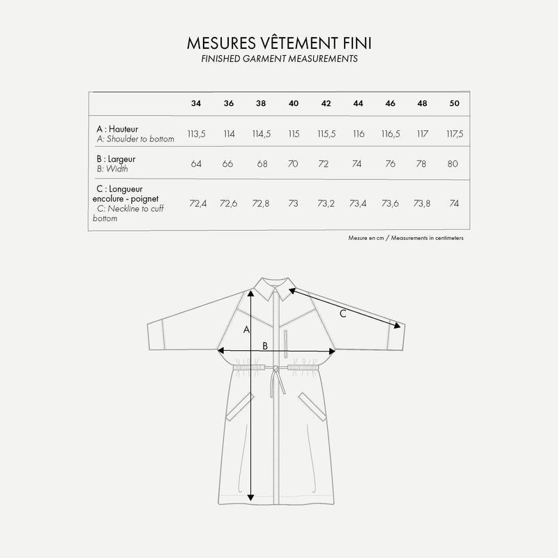 Le Trench - Paper Sewing Pattern