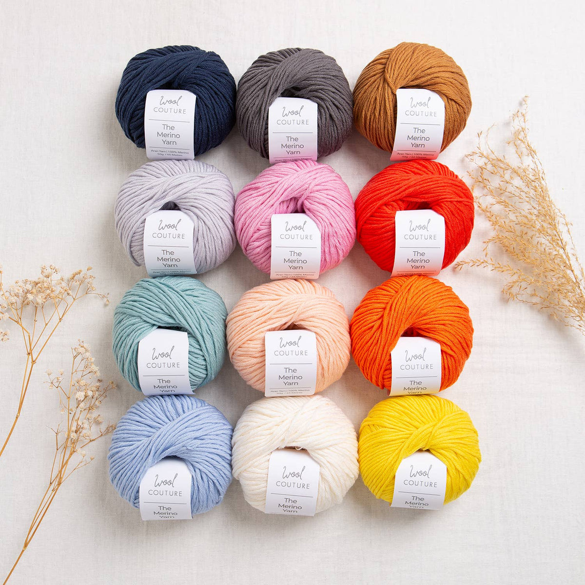 Merino Yarn Aran Weight 100% Merino Wool