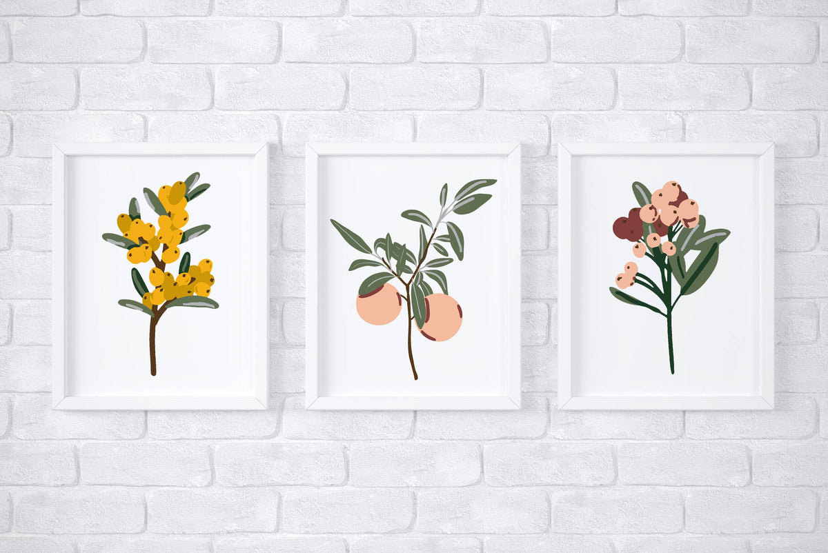 Botany Sprigs Paint-By-Numbers Kit by Cate Paper Co