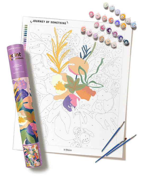 Paint by Numbers Kit & Canvas "In Bloom" by J.O.S