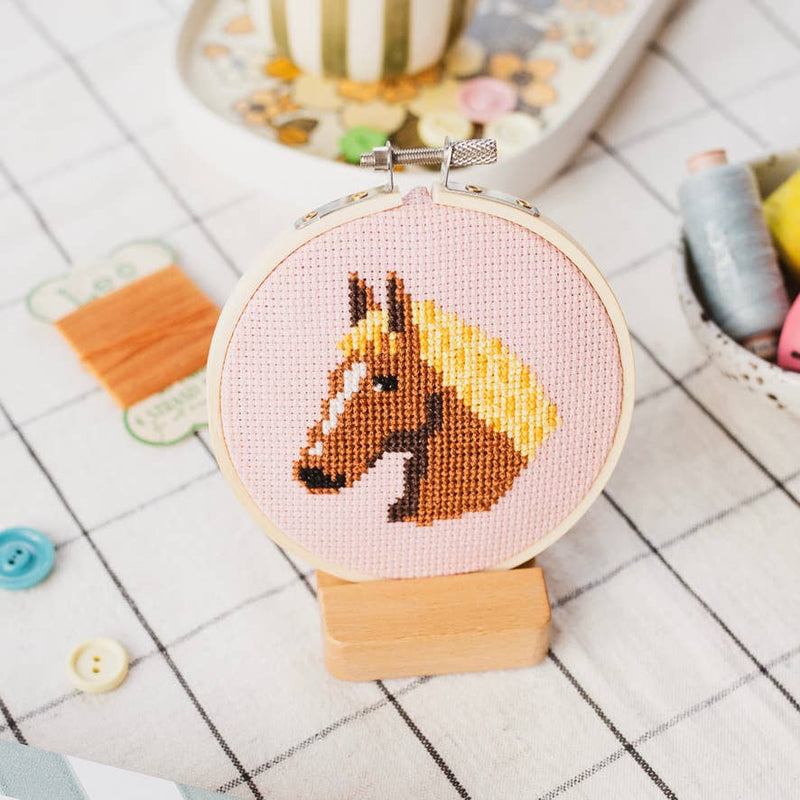 Horse Cross Stitch Kit Beginner