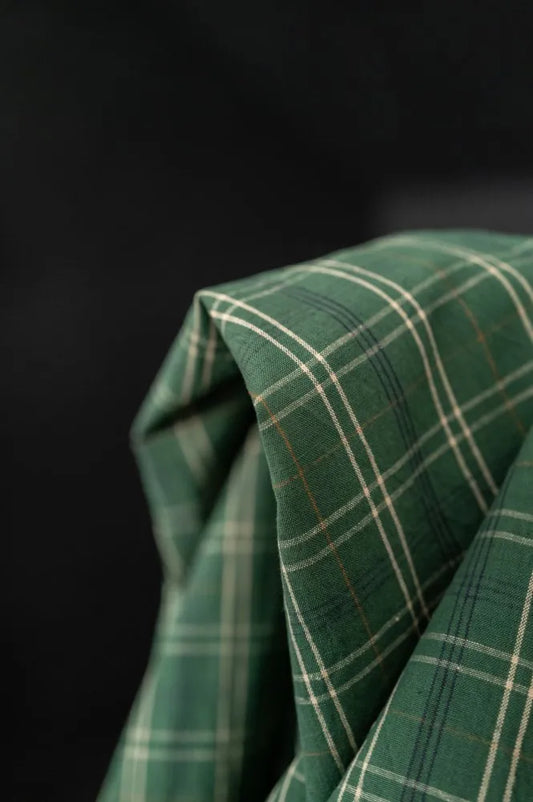Hispi Organic Cotton/Linen Check