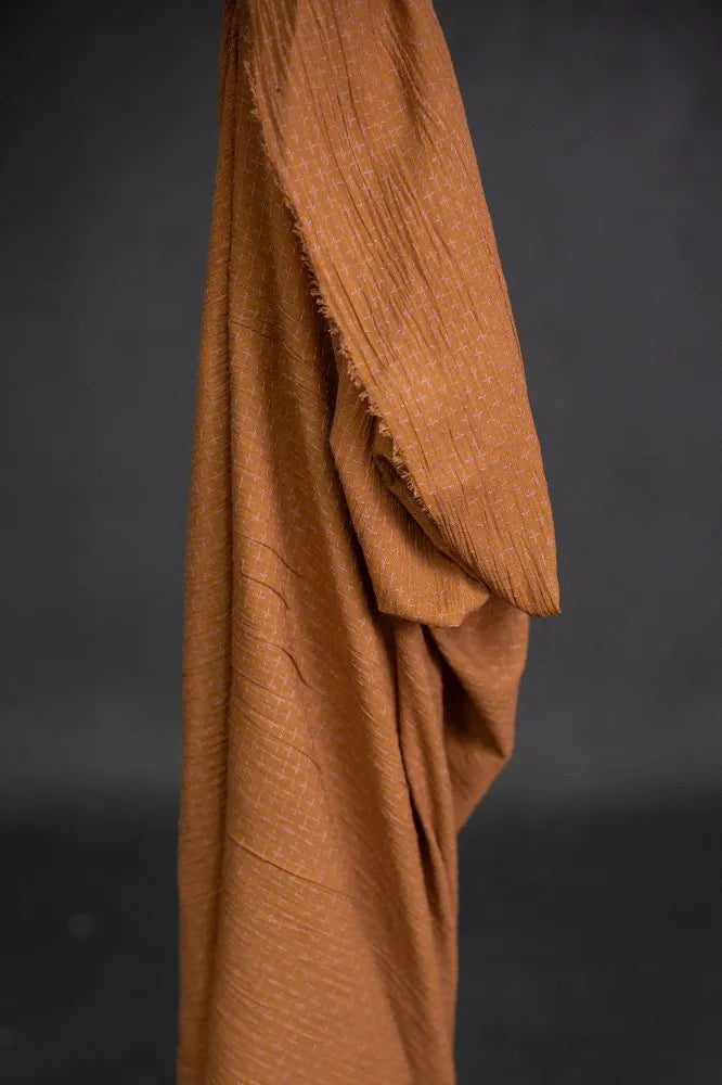 Marcy Rust Cross Stitch Indian Cotton by Merchant and Mills