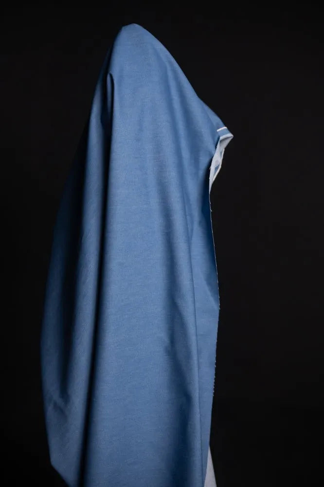 Chalky Blue Organic Denim