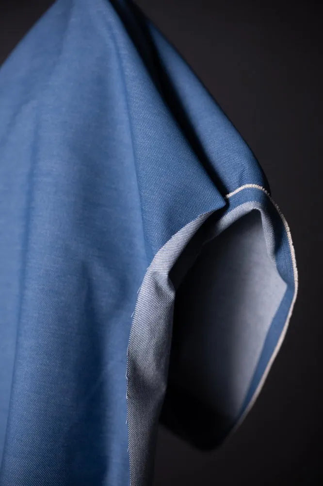 Chalky Blue Organic Denim