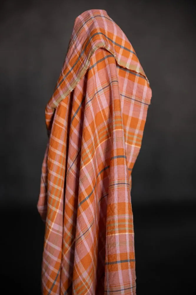 Daphne Check Linen