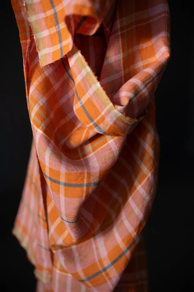 Daphne Check Linen