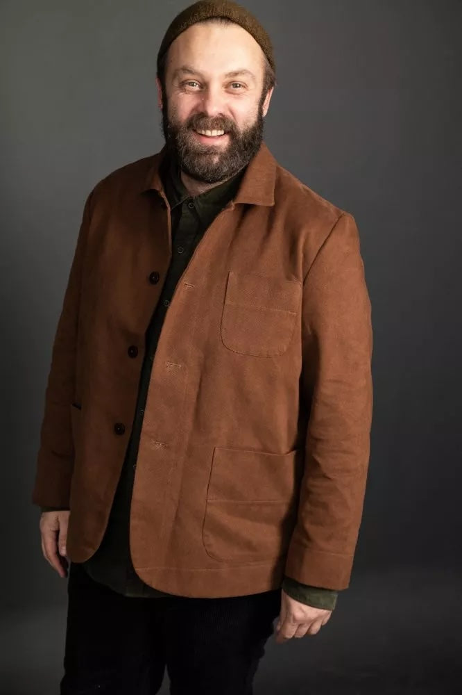 Organic Sanded Twill in Tobacco by Merchant & Mills