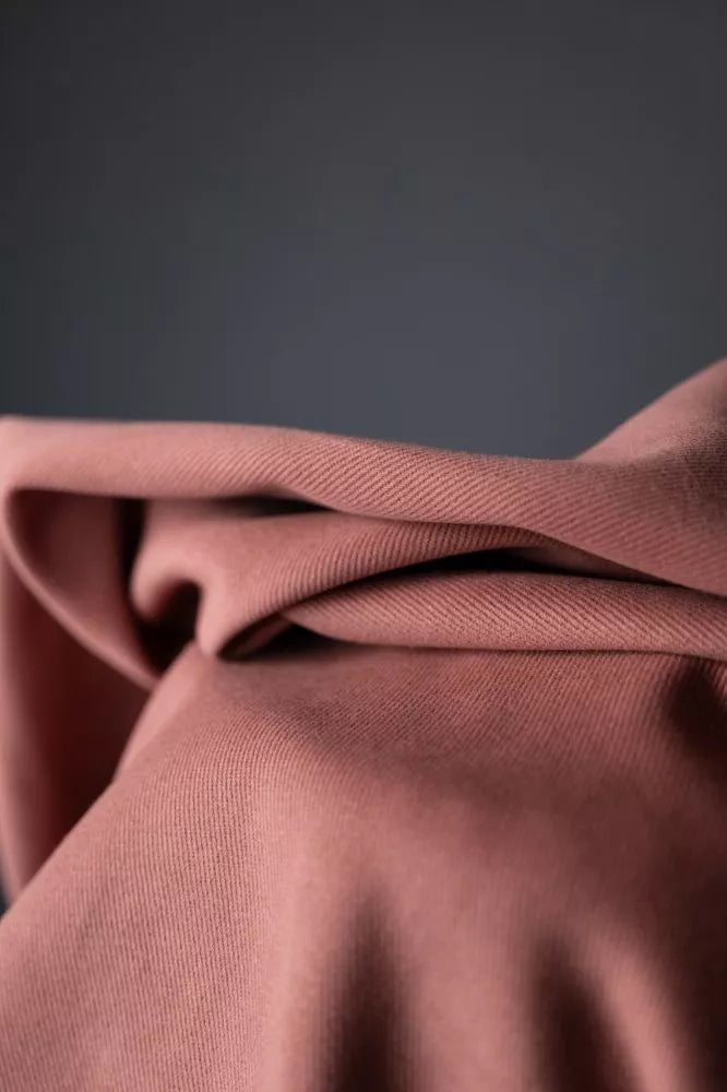 Winter Pink Organic Sanded Cotton Twill by Merchant and Mills