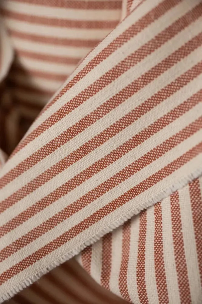 Brick Stripe Heavy Recycled Cotton