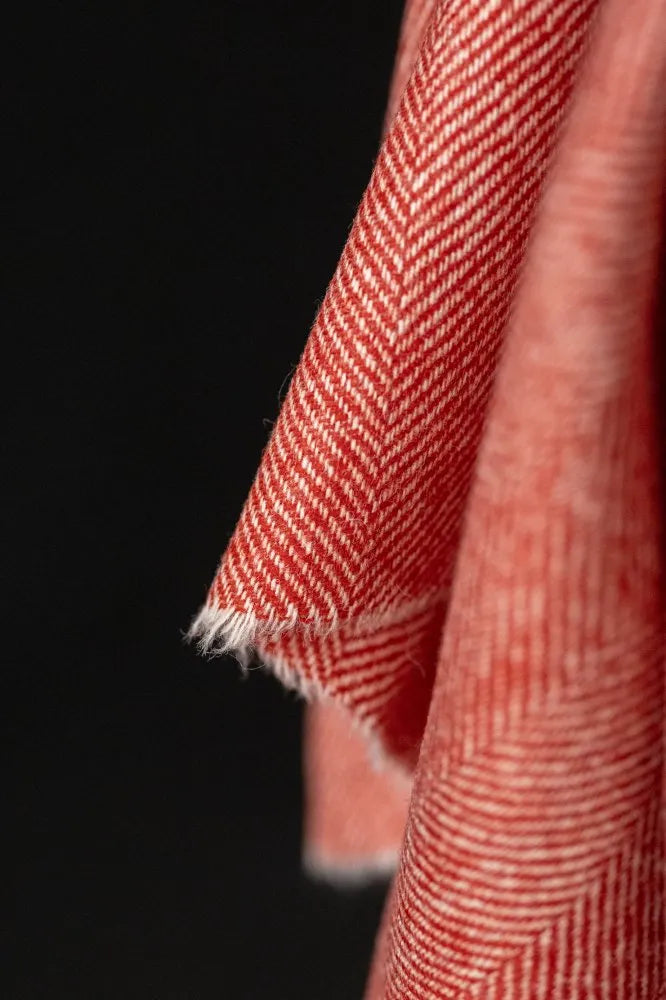 Yorkshire Herringbone Wool - Rust (limited stock)