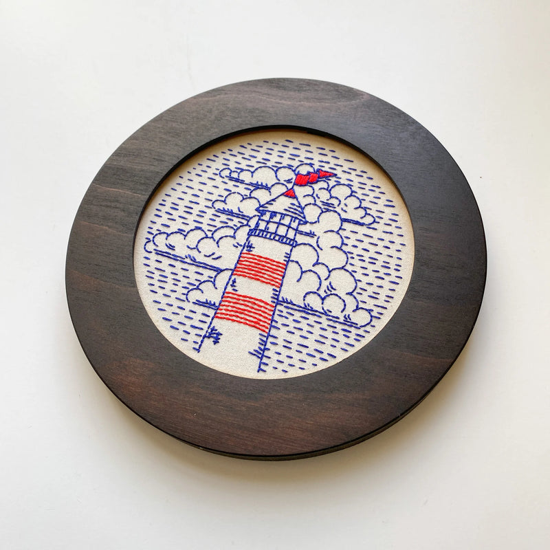 Circular Modern Embroidery Hoop Frame for 6" Hoops