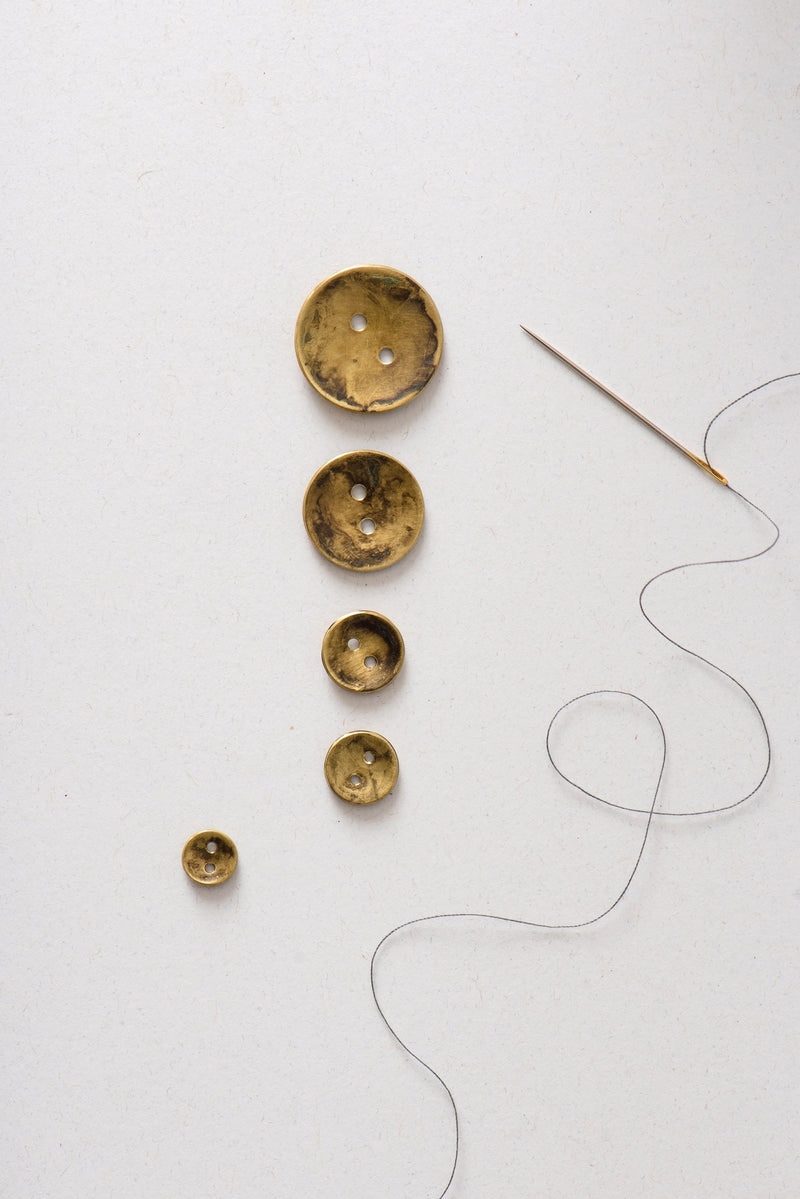 Classic Brass Buttons (3/8”) by Quince & Co