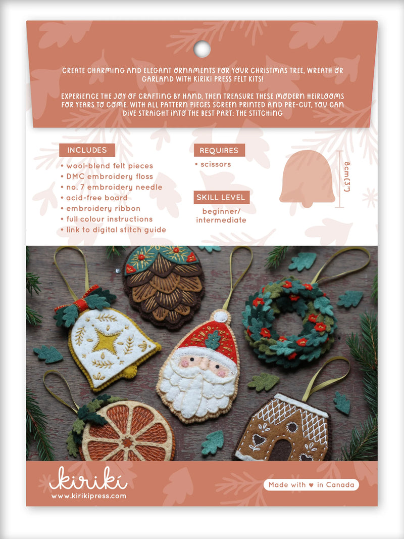 Bell- Felt Ornament Kit