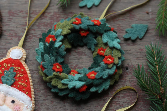 Wreath - Felt Ornament Kit