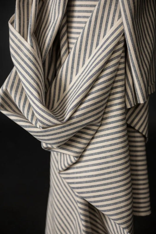 Dungeness Stripe Heavy Recycled Cotton by Merchant & Mills