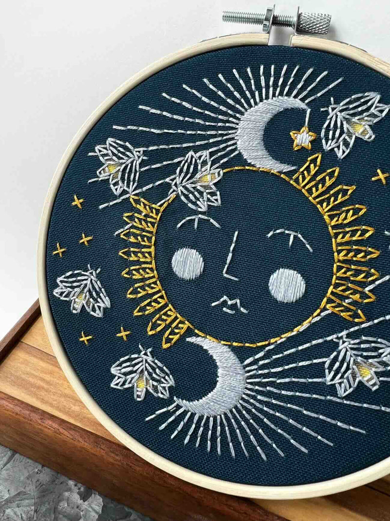 Moonglow Embroidery Kit by Rikrack