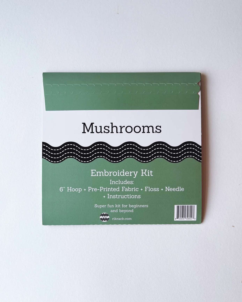 Mushrooms Embroidery Kit by Rikrack