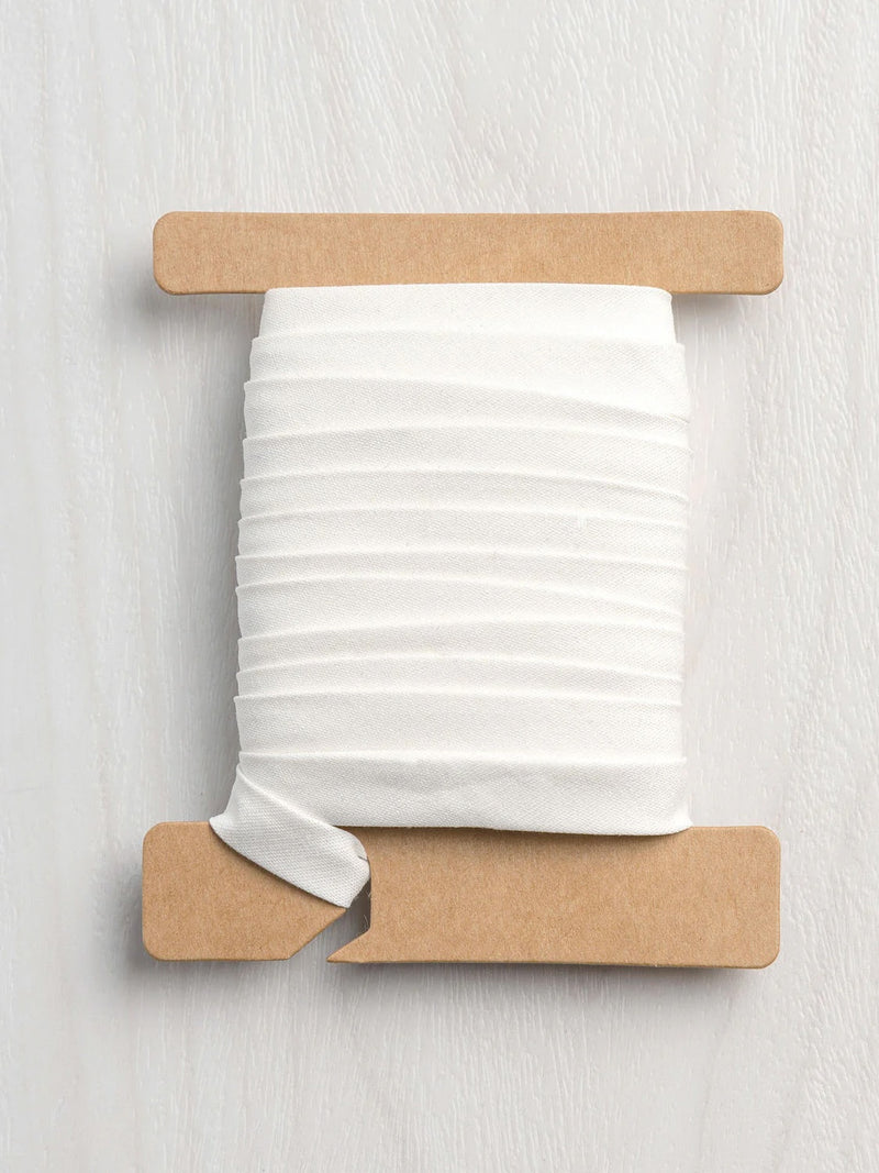 Double-Fold Cotton Poplin Bias Tape - 10 mm (3/8") wide