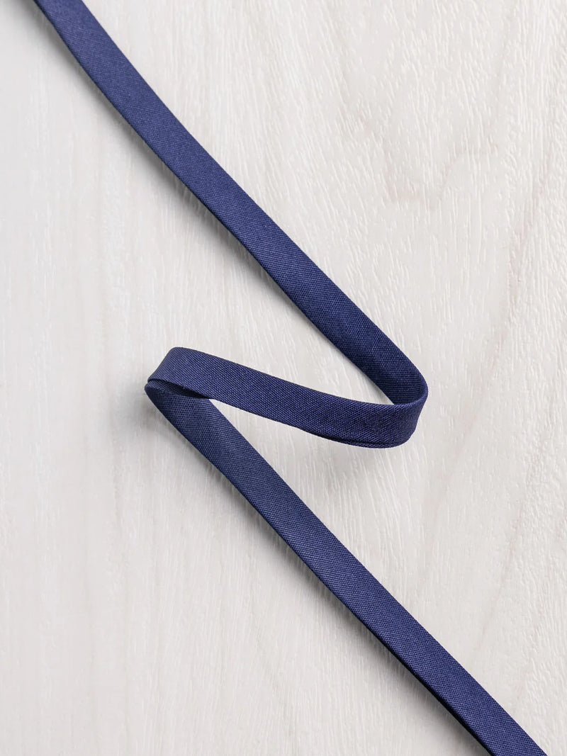 Double-Fold Cotton Poplin Bias Tape - 10 mm (3/8") wide