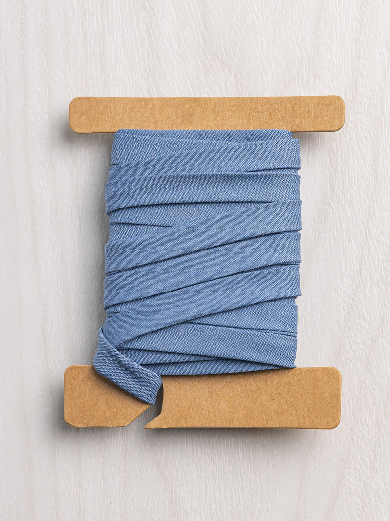 Double-Fold Cotton Poplin Bias Tape - 10 mm (3/8") wide