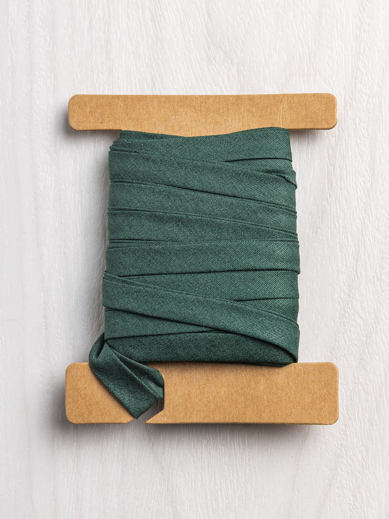 Double-Fold Cotton Poplin Bias Tape - 10 mm (3/8") wide