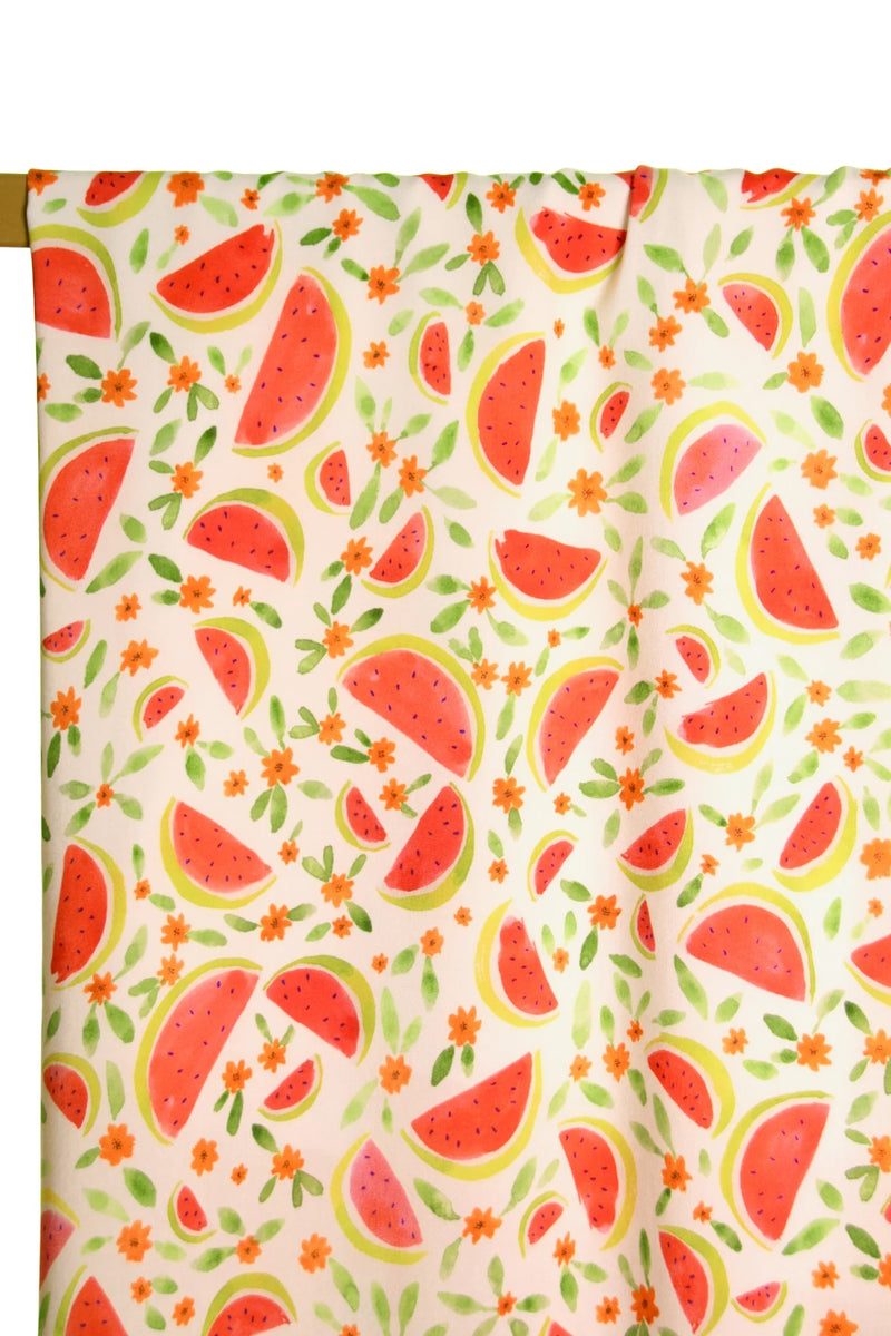 White Viscose with Watermelons by Atelier Jupe