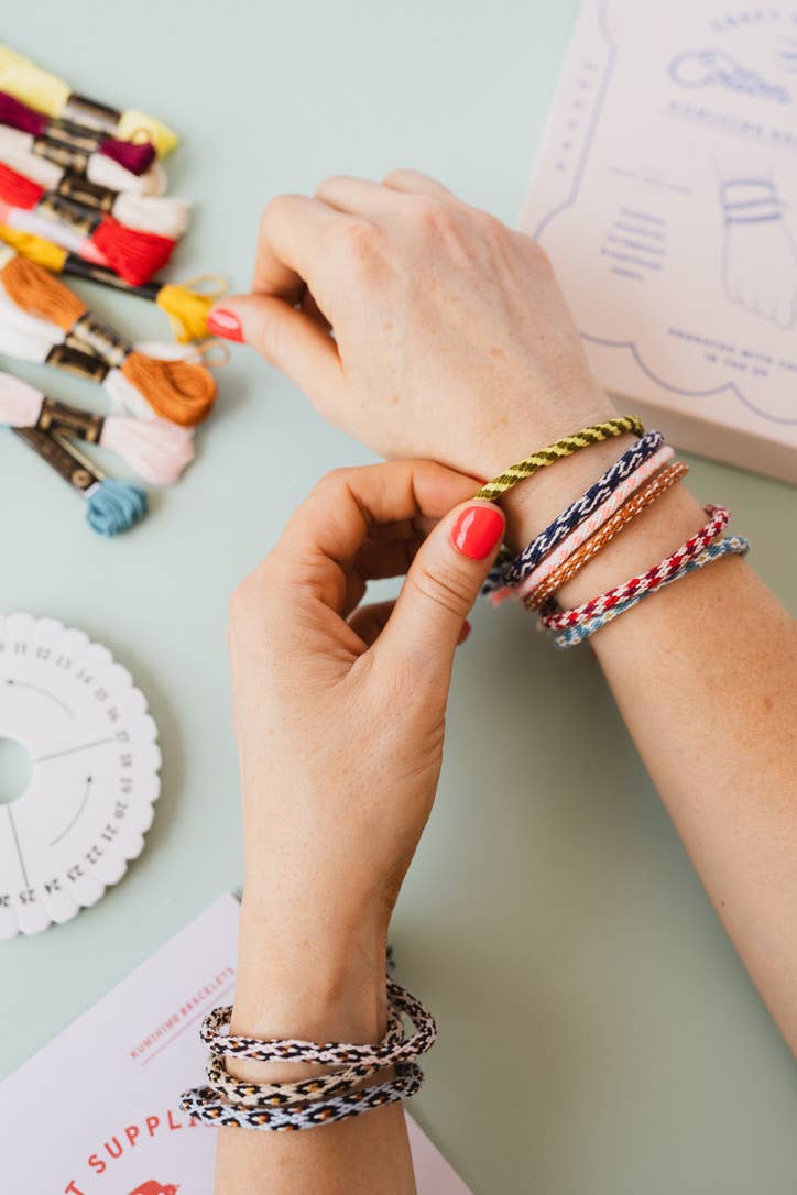 Kumihimo Friendship Bracelet Kit  by Cotton Clara
