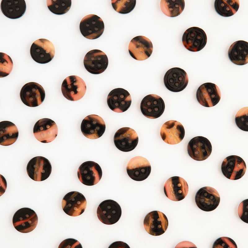 Tortoise Shell Small 5/8" Buttons
