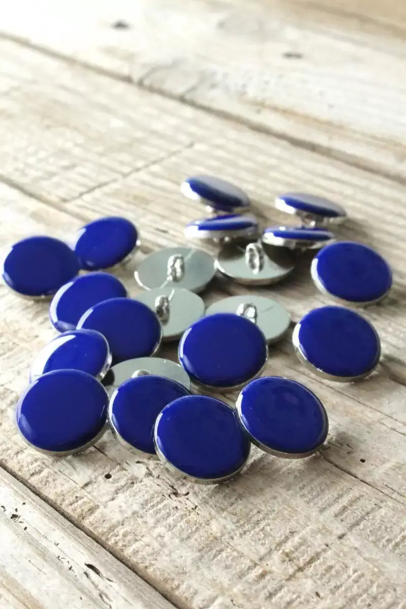 Royal Blue Chic Button by Eglantine et Zoé