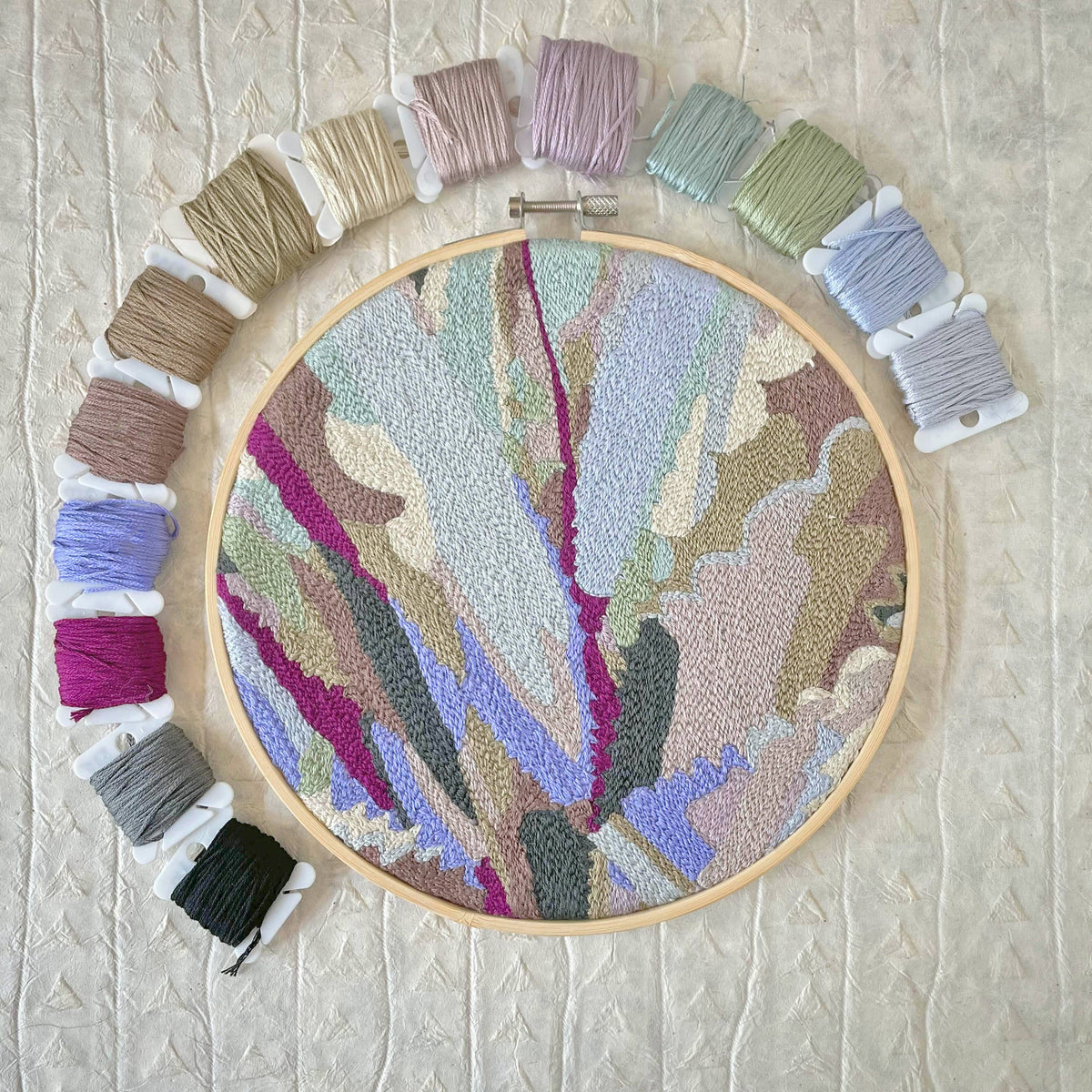 DIY Embroidery Kit - Agave (8")