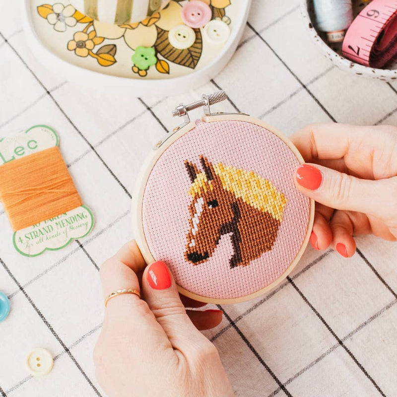 Horse Cross Stitch Kit Beginner
