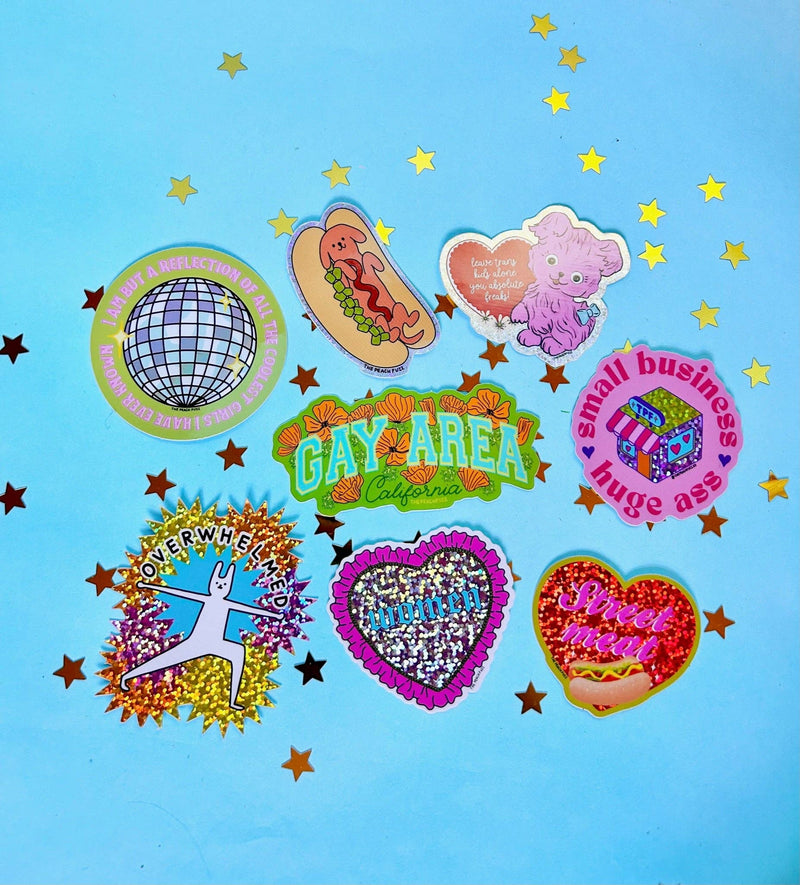 Small Business, Huge Ass Glitter Sticker