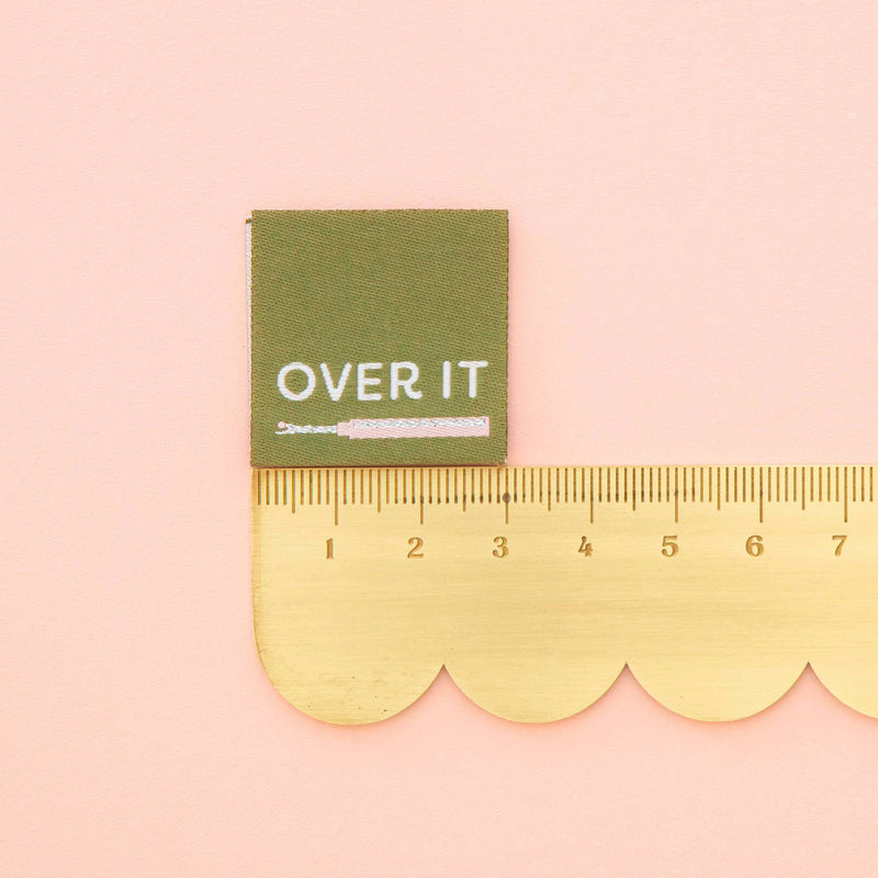 Over It Seam Ripper- Sewing Woven Clothing Labels