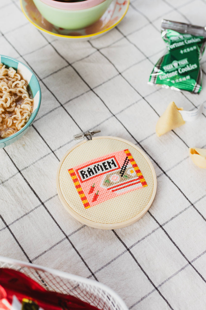 Ramen Beginner Cross Stitch Kit