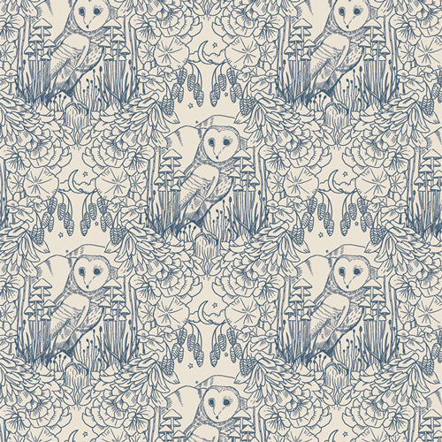 Coyote Hill in Moonlit Guardian Sky by Art Gallery Fabrics