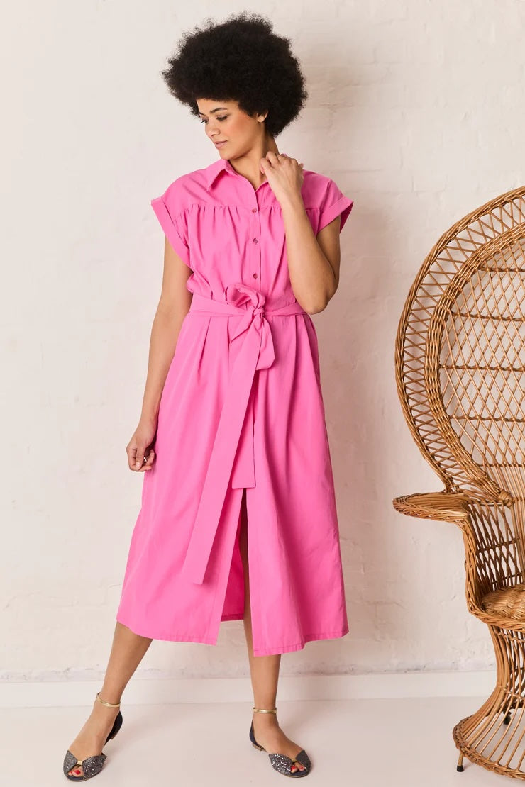 Pink Organic Cotton Poplin by Atelier Jupe
