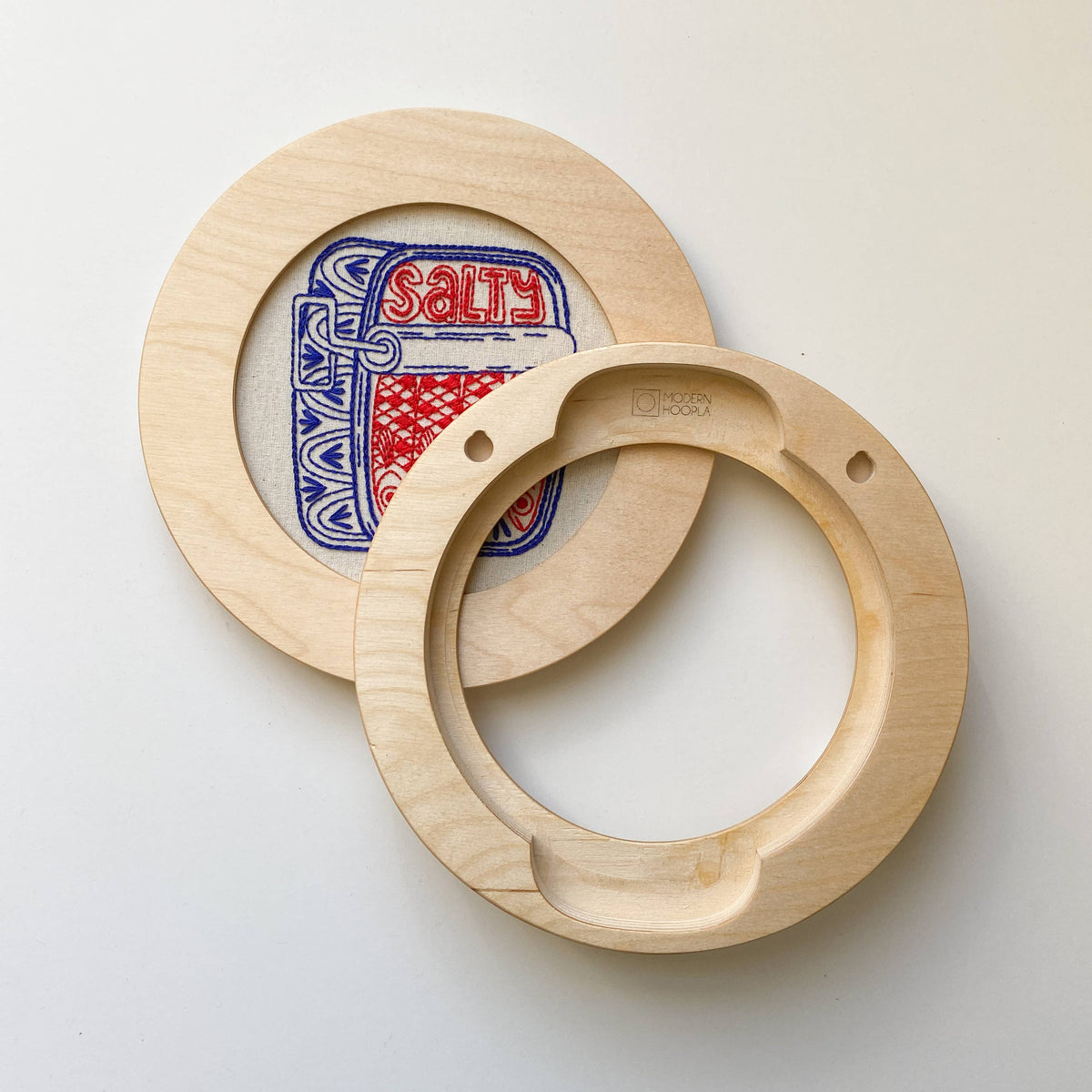 Circular Modern Embroidery Hoop Frame for 6" Hoops