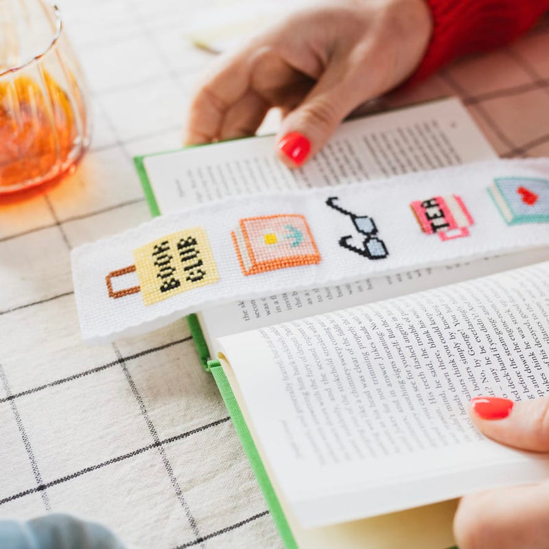Bookish Cross Stitch Bookmark Kit
