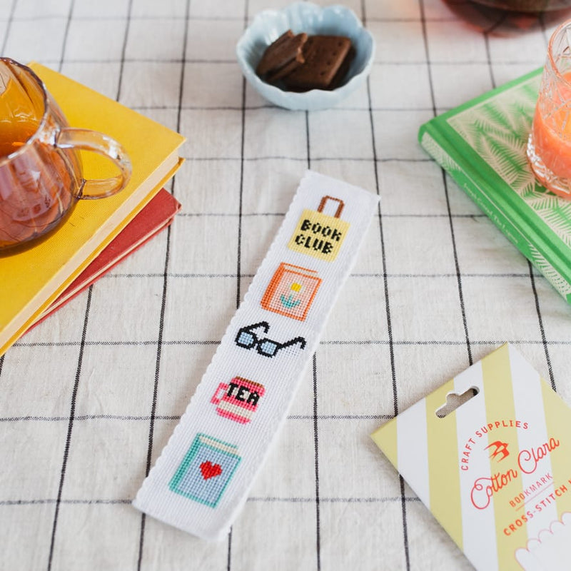 Bookish Cross Stitch Bookmark Kit
