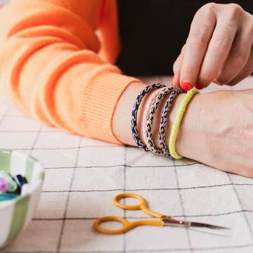 Kumihimo Friendship Bracelet Kit  by Cotton Clara