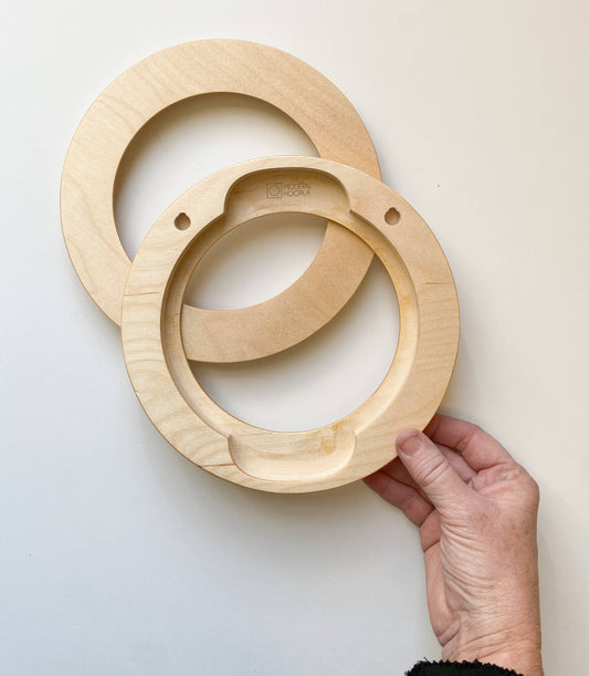 Circular Modern Embroidery Hoop Frame for 6" Hoops