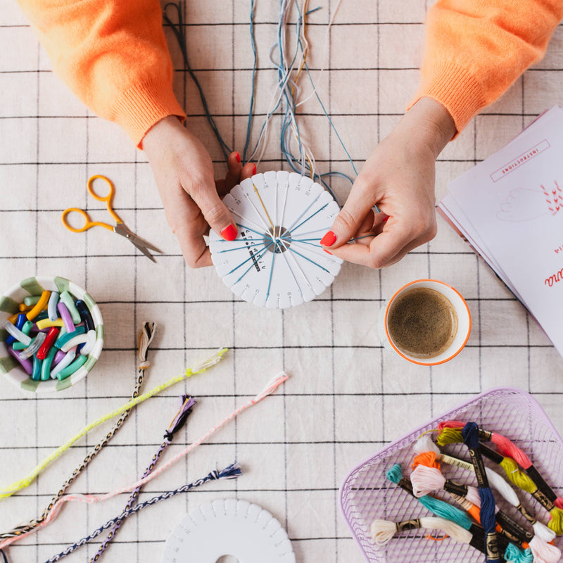 Kumihimo Friendship Bracelet Kit  by Cotton Clara