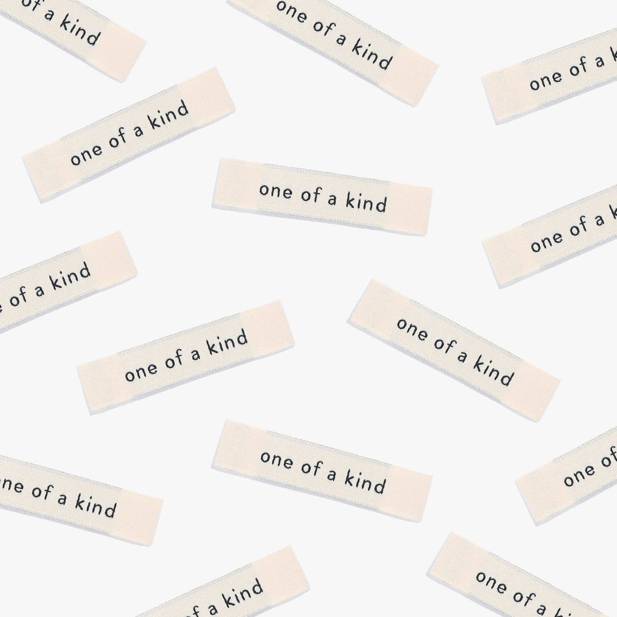 'One Of A Kind' Woven Sewing Labels